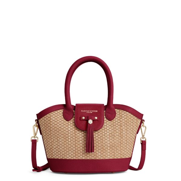arlyon Mini Windsor Cherry Basket Bag – Compact Stylish Handbag